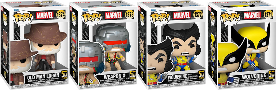 Funko pop marvel wolverine 50th years edition limitee figurine collector